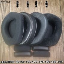 Soft Protein Velvet Sheepskin Earpad Foam Ear Pads Cushions for Sennheiser HDR RS165 RS175 RS185 RS195 Headphones Without Buckle