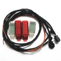 Car Led Footwell Light+Red Door Panel Warning Lamp wiring harness For A3 S3 A4 S4 A5 S5 A6 S6 A7 A8 S8 Q3 Q5 TT TTRS 8KD947411