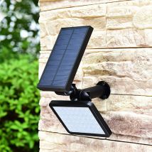 Lampa solarna 48 leds słoneczne światła uliczne na ogrodowa ściana podwórko LED oświetlenie bezpieczeństwa regulowany kąt świecenia 280lm