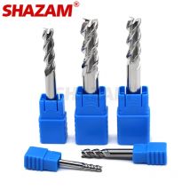 Fräsen Cutter Legierung Beschichtung Wolfram Stahl Werkzeug Durch Aluminium HRC50 Cnc Bearbeitungs 3 Klinge Schaftfräser Top FLASH-SHAZAM Holz Fräsen Cutter