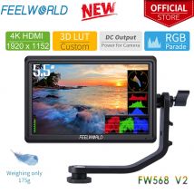 FEELWORLD FW568 V2 5,5 Zoll 3D LUT DSLR Kamera Feld Monitor IPS Vollen HD1920x1152 Unterstützung