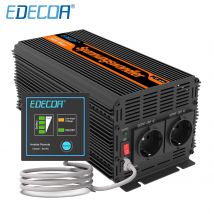 Convertitore 12V 220V 2000w Edecoa Inverter a onda sinusoidale DC 12v 24V a AC 220v 230v Inverter di potenza a onda sinusoidale modificata 12v 220v