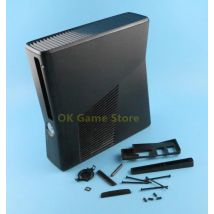1set Replacement  Full set Black Housing Shell Cover Case for XBOX360 Slim xbox 360 slim console accessories
