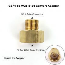 G3/4 CO2 tank Zylinder Zu W 21,8-14 Konvertieren Adapter Für Füllung Lade Co2 Tank Regler