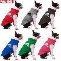 Inverno caldo pile vestiti per cani cappotto per animali domestici giacca lettera Designer abbigliamento per cani di piccola taglia media Pull Ring Puppy Dog Outfit Jacket