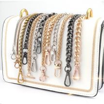 Einzelne Tasche Kette Zubehör Einzelne Schultergurt Tasche Kette Messenger Strap Ersatz Damen Tasche Rucksack Gold Strap Crossbody Zinklegierung Kette Zubehör Ersatz Ersatz Hundert Modelle Metallkette