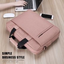 Laptoptasche 13,3 14 15,6 17,3 Zoll wasserdichte Notebooktasche für MacBook Air Pro 13 15 Computer Schulterhandtasche Aktentasche Tasche