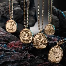 Zodiac Necklace Constellation Necklaces Constellatory Aries Taurus Gemini Cancer Leo Virgo Scorpio Sagittarius Capricorn Pisces