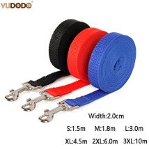 Nylon Hund Leinen 3 Farben 1,5 M 1,8 M 3M 4,5 M 6M 10M Pet Walking Training leine Lange Katzen Hunde Harness Blei Strap Gürtel