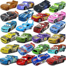 Samochody Disney Pixar 1 2 3 zabawki puchar tłoka Racer zygzak McQueen Dinoco Jackson burza Model