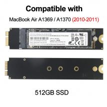 Neue 512GB SSD Kompatibel Mit 2010 2011 Macbook Air A1369 A1370 512G HD Solid State Disk