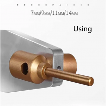 Piezas de Repuesto de molde de soldadura PPR, herramienta de reparación de tubería de agua, práctico orificio de escape pequeño de 7mm, 9mm, 11mm, 14mm, manguera duradera para el hogar