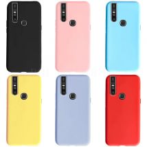For Vivo V15 Case 1818 1819 Soft Silicon TPU Candy Back Cover Phone Case For Vivo V15 Coque Vivo V15 Pro Full Cover Funda Bumper