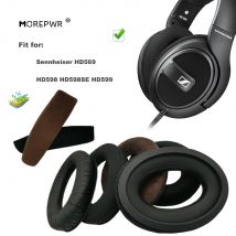 Ersatz-Ohrpolster für Sennheiser HD569 HD598 HD598SE HD599 Headset-Teile, Lederkissen, Samt-Ohrenschützer, Kopfhörer-Hülle