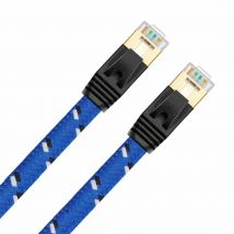 LNYUELEC Katze 7 RJ45 Geschirmt Reines kupfer LAN Netzwerk Ethernet Kabel Internet Kabel 3FT 6FT 10FT 1M 2M 3M 5m 10m 15m 20m