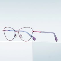 Occhiali da vista Cat Eye da donna con blocco della luce blu di tendenza occhiali da vista anti-radiazioni occhiali da vista femminili