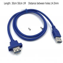 USB 3,0 männlich zu weiblich verlängerung kabel mit schraube loch Können Lock Panel Montieren Kabel für PC Laptop Fahren recorder U-disk computer