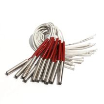 5PCS 8mm Diameter 98~115mm Length Electric Cartridge Heaters 304 Stainless Steel 240/250/260/270/280W Cylindrical Heating Tube