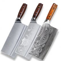 8 zoll Chinesische Messer Metzger Messer Edelstahl Küchenmesser Fleisch Cleaver Chopper Gemüse Cutter Küche Kochmesser Werkzeuge