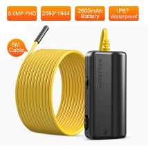 DEPSTECH 5MP FHD Wireless Endoskop Kamera IP67 Wasserdichte WiFi Endoskop Inspektion Kamera für