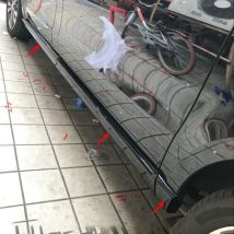 Seite Rock Extensions Auto Seite Röcke Winglet Splitter Lip Für Mercedes Benz Vito V Klass W447