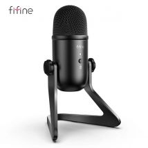 FIFINE microfono USB per registrazione/Streaming/gioco, microfono professionale per PC, uscita cuffie Mic e Volume Control-K678