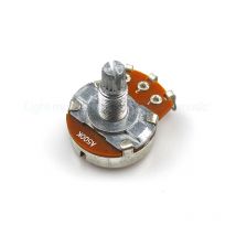 1 stücke A500K/B500K Elektrische Guitar15mm 18mm Split Welle Linear Taper Potentiometer Volumen Ton Große Gitarre Topf