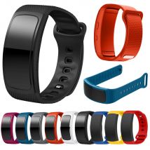 Armband für Samsung Gear Fit 2 Pro, Ersatzband mit Metallschnalle, weiches Silikon-Armband für Samsung Fit 2 SM-R360