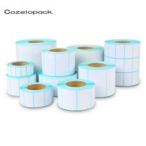 20 x 10 mm Versandetiketten – 700 Barcode-Aufkleber pro Rolle, stärkster und dickster – thermisches Porto, BPA-frei, supermarkt-Rohling-Aufkleber