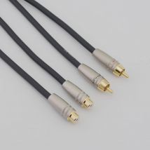 Hifi rca audio verlängerung kabel 2rca männlichen zu 2rca weibliche, AV verstärker erweiterung audio kabel high-fidelity und hohe qualität