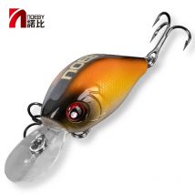 NOEBY 45mm 8g Crankbaits Fishing Lure Floating Wobblers Artificial Hard Bait for Pike Trout Swimbaits Crank Fishing Lures