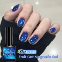LILYCUTE 7ml Frutta Uva Viola Gatto Gel magnetico Smalto per unghie Vernis Semi permanente Soak Off Smalto gel colorato Unghie Forniture