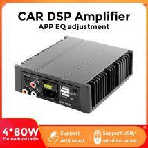 Android Radio DSP processore Audio 4*80W amplificare moduli Audio automobilistici elettronica amplificatore Stereo APP automobili parti di automobili