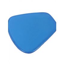 Motorcycle Accessories Gel Seat Cushion Flexible 27*25.5*1CM Soft Comfortable Shock Absorption Blue Slim Body Shape Adhesive