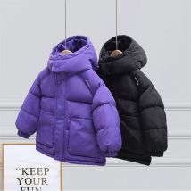 Kinder Baumwolle gepolsterte Jacke Baby Winter dicken warmen Mantel Herbst und Winter New Boy Mode Kapuzen jacke Baumwolle gepolsterte Jacke
