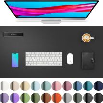 Mouse Pad Large Office Desk Mat ,Waterproof PU Leather Desktop Keyboard Desk Pad Gaming Mousepad Desk Writing Pad for home