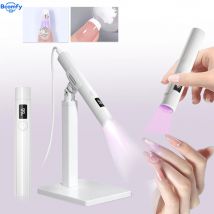 Lampa do paznokci Uv Led Przenośna suszarka do paznokci do paznokci żelowych Bezprzewodowa ładowalna lampka do paznokci USB z 2 timerami do użytku domowego w salonie