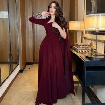 Maßgeschneiderte elegante Jersey-Falten-Midikleider in A-Linie mit V-Ausschnitt, Heimkehrkleider, klassisch, exquisit, moderner Stil, Pastrol-Unisex-Form