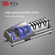 Elektryczna ostrzałka do noży TG2403, ostrzenie pod kątem 15 stopni, specjalistyczna ostrzałka do noży kuchennych z funkcjami ostrzenia i polerowania.