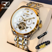 JSDUN 8911 orologio da uomo orologio meccanico automatico luminescente impermeabile di alta qualità orologio da uomo multifunzionale di marca di lusso