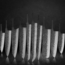 Coltello da cuoco giapponese TURWHO lama vuota manico fai da te acciaio damasco forgiato VG10 coltelli da cucina Set strumenti per la produzione fatti a mano senza manico