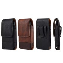 Neue Oxford Tuch Taille Leder Gürtel Clip Holster Fall Telefon Tasche Tasche mit Rindsleder Muster für 5,2-7,0 "iPhone, Samsung, Handy