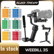 ZHIYUN Official WEEBILL 3S Handheld Camera Stabilizer 3-Axis Gimbal Bluetooth Shutter Gimbals for DSLR Mirrorless Cameras