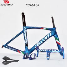 CECCOTTI Beliebtestes Chameleon Color Fahrradrahmenset Real T1000 Vollcarbon RENNRADRAHMEN 700C Rennradrahmen