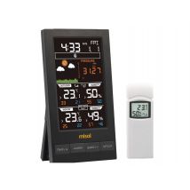 Misol/Wireless wetter station mit sensor, 3 kanäle, farbe bildschirm
