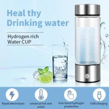 Tragbare 420ml wasserstoff reiche Wasser becher Titan qualität Filter Antioxidans Lonizer elektrische wasserstoff reiche Wasser generator flasche