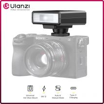 Ulanzi f12 mini kamera blitz speed lite 5600k gn12 standard hot schuh halterung für sony canon nikon panasonic olympus dslr kamera