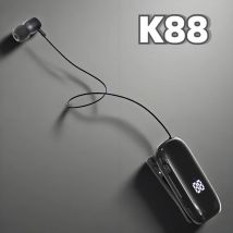 K88 Auricolare wireless Auricolare Bluetooth Orecchie in loto con clip a filo Auricolari Auricolari vivavoce Cuffie retrattili F920 k55