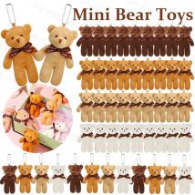 24-100 pezzi mini orsetto regali per baby shower orso di peluche ripieno sfuso piccolo orso