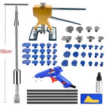 Strumento di riparazione ammaccature senza vernice per auto Kit in lamiera Diapositiva Martello inverso Ventosa Set di estrattori per rimozione ammaccature per carrozzeria auto Kit di attrezzi per